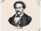 an old black and white drawing of a man in a tuxedo