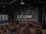 restaurant website design for le link restaurant and lounges