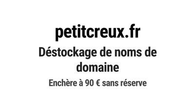 Nom de domaine petitcreux.fr. Catégorie: Gastronomie.