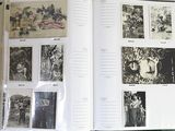 an open book with pictures of people on it