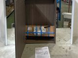 a picture of a closed cabinet in a warehouse