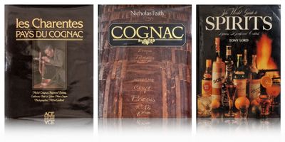 A PROPOS DU COGNAC Lot de 3 livres comprenant :