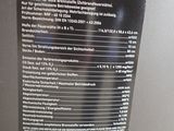 a label on the back of a refrigerator that says emotion m