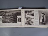 un vieux livre dont les pages contiennent des photos de personnes