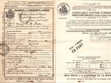 an old document with a picture of a man on it
