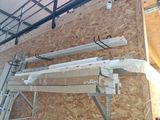 a ladder that is attached to the wall of a building
