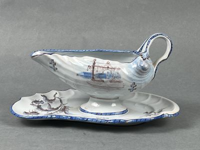 Emile GALLE (Lorraine), période Raon-l’Etape. Rare saucière … - Photo 1