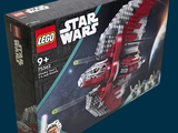 a box with a lego star wars set inside of it
