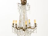 lustre en forme de lustre à cinq lumières