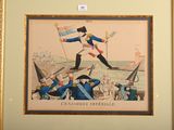 framed picture of a painting of a man in a military uniform