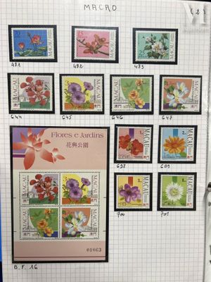 a picture of a calendar with flowers and butterflies on it