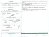 a close up of a document with a barcode on it