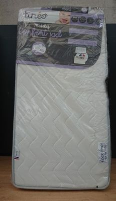 Matelas Bébé Confort XXL TINEO 60x120x15cm - Sans Traitement…