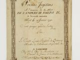 an old book with writing on it and a picture of a horse
