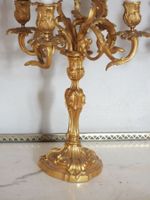 PAIRE DE CANDELABRES à cinq bras de lumière de style Louis X… (photo 5)
