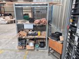 many boxes and boxes on the shelves in the warehouse