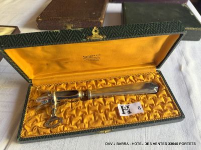 Coffret Manche à gigot en métal argenté