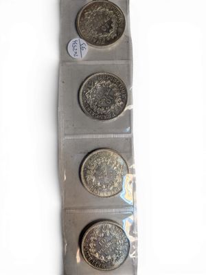 4 Pièces de 10 Fr Hercule, argent - Photo 1