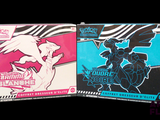 deux cartes à collectionner Pokémon différentes sur fond noir