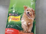 a bag of dog food sitting on a table