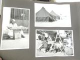 une personne tenant un livre contenant des photos de personnes