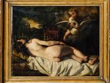 l'image d'un tableau représentant une femme nue allongée sur un lit