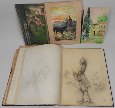 trois livres illustrés posés sur une table