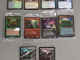 a lot of cards that are on the table