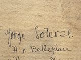a handwriting written on the wall of a building