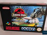 an image of a box of jurassic park with a toy car in it