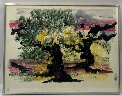 une image d'un tableau sur le mur d'une pièce