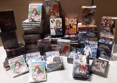 Important lot de coffret dvd manga
