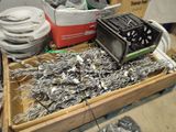 a wooden box with a bunch of wires in it