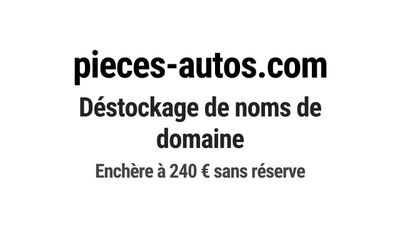 Nom de domaine pieces-autos.com.