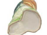 a figurine of a snail that is sitting on a table