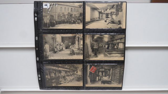 Éditeur Issertine (noir et blanc) Aubusson. Lot de 24cpa (N°s 1, ...