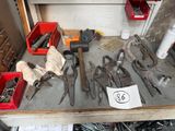 a lot of tools that are sitting on a table