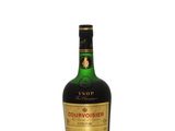 a bottle of courvoisier irish whiskey on a white background