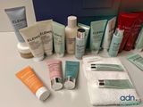 many different skin care products on a counter top