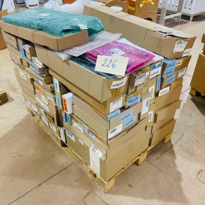a pile of boxes that are stacked on top of each other
