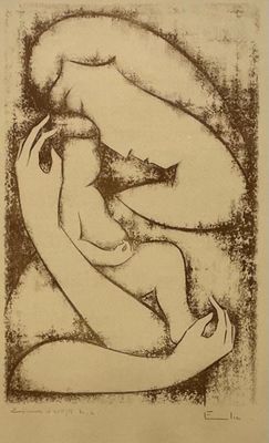 Fernand ELIE (1906-1992) La Maternité