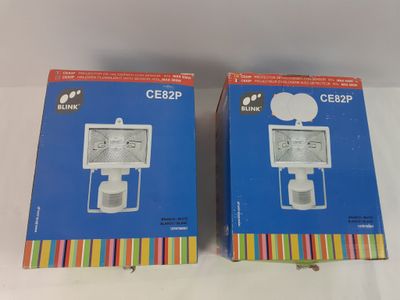 Lot de 2 - BLINK - Ce luminaire extérieur 500W blanc intègre…