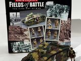 flames of war - field of battle book and toy tank
