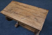 Console en bois teinté à montants antérieurs en console ouvr… (photo 4)