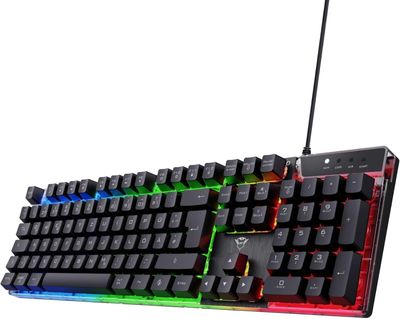 648 / Clavier de jeu Trust Gaming GXT 835 Azor avec ré…