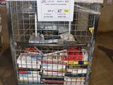 a cart that has a lot of books on top of it