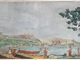 une image d'un tableau sur le mur d'un bâtiment