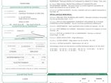 a close up of a document with a barcode on it
