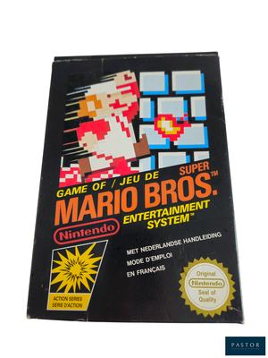 un jeu vidéo intitulé « Mario Bros » sur la couverture d'un livre