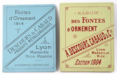 Album des Fontes d'Ornement - A.